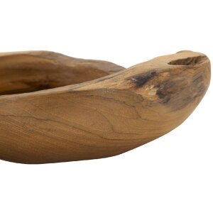 Mauro Ferretti Erusi castron decorativ Ø 20x6 cm maro