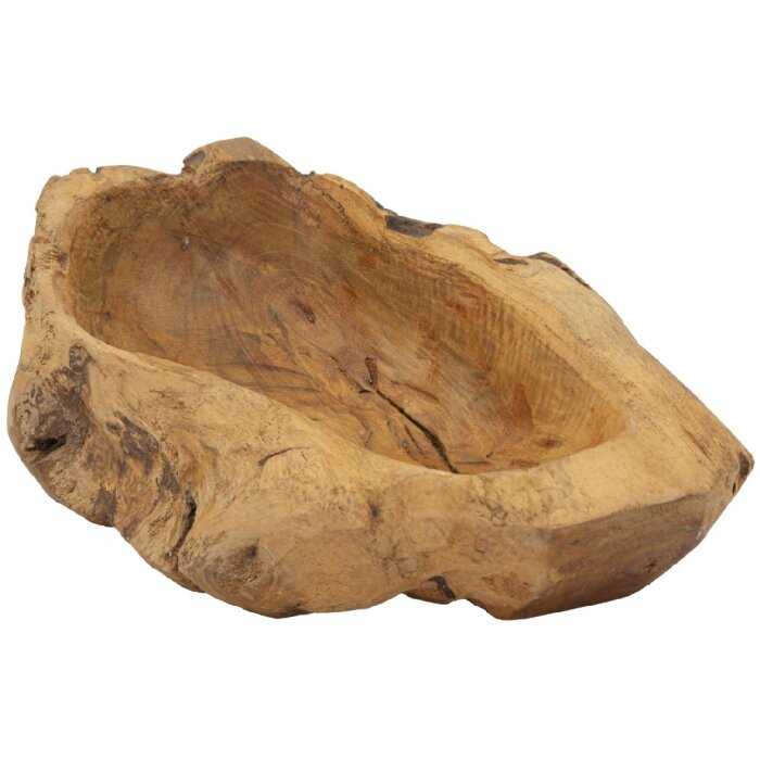 Mauro Ferretti bol decorativ Narro 31x21x8 cm maro