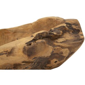 Mauro Ferretti bol decorativ Narro 31x21x8 cm maro