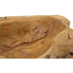 Mauro Ferretti bol decorativ Narro 31x21x8 cm maro