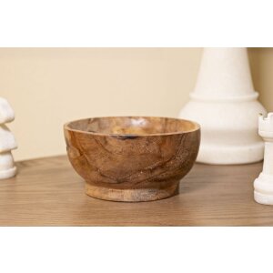 Mauro Ferretti Bol decorativ Butot Ø15x8 cm maro