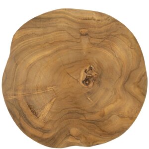 Mauro Ferretti castron decorativ Pokon Ø 25x2 cm maro