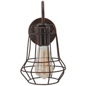 Mauro Ferretti Wandleuchte Industrie E27 33x15x27,5 cm...