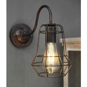 Mauro Ferretti lumina de perete industrial E27 33x15x27.5 cm întuneric