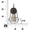 Mauro Ferretti lumina de perete industrial E27 33x15x27.5 cm întuneric