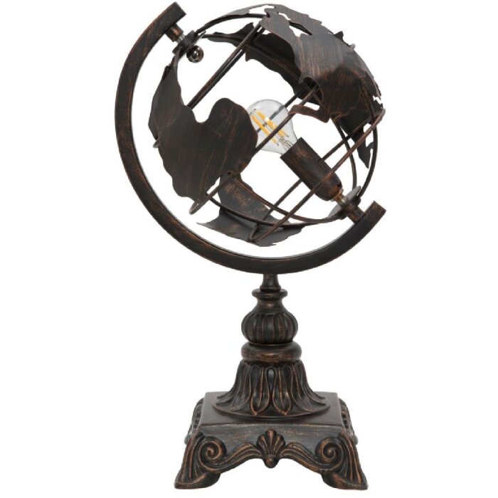 Mauro Ferretti lampă de masă world economy E14 24x20x40 cm întuneric