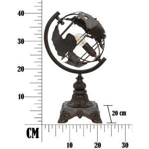 Mauro Ferretti lampă de masă world economy E14 24x20x40 cm întuneric