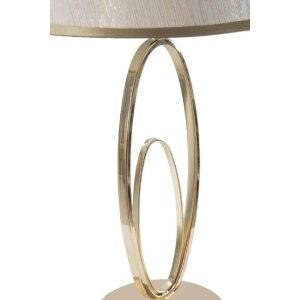 Mauro Ferretti Tischlampe Glam Flush E27 Ø 24x47 cm goldfarben creme