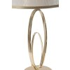 Mauro Ferretti Tischlampe Glam Flush E27 Ø 24x47 cm goldfarben creme