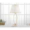 Mauro Ferretti Tischlampe Glam Flush E27 Ø 24x47 cm goldfarben creme
