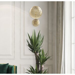 Mauro Ferretti lampă de perete Simple Glam E27 28.5x8x46 cm auriu