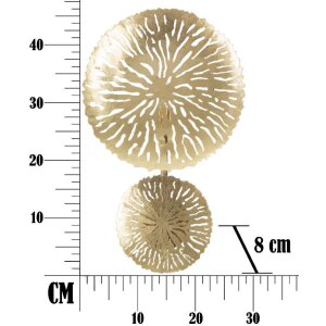 Mauro Ferretti lampă de perete Simple Glam E27 28.5x8x46 cm auriu