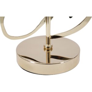 Mauro Ferretti lampă de masă Glam Harts E27 Ø 30x54.5 cm negru auriu