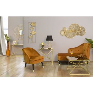 Mauro Ferretti lampă de masă Glam Harts E27 Ø 30x54.5 cm negru auriu