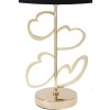 Mauro Ferretti lampă de masă Glam Harts E27 Ø 30x54.5 cm negru auriu