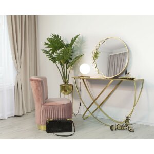 Mauro Ferretti lampă de masă Glamy Low E14 25x25x27 cm aur alb