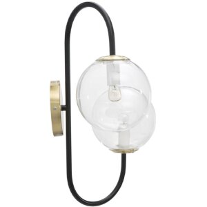 Mauro Ferretti Wandleuchte 2-flammig E14 36x24x45 cm gold...