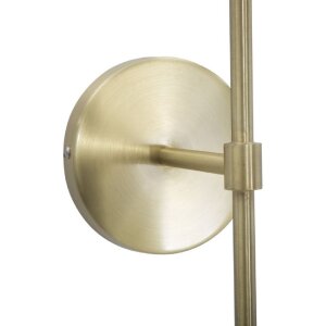 Mauro Ferretti Wandleuchte Glamy Doppel E14 15x21x55 cm gold weiß