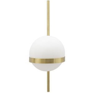 Mauro Ferretti lampă de perete Glamy cerc E14 15x20x40 cm aur alb