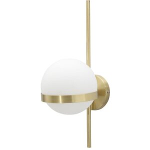 Mauro Ferretti lampă de perete Glamy cerc E14 15x20x40 cm aur alb