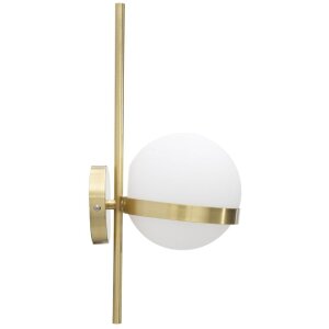 Mauro Ferretti lampă de perete Glamy cerc E14 15x20x40 cm aur alb