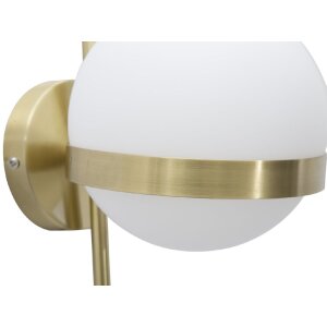 Mauro Ferretti lampă de perete Glamy cerc E14 15x20x40 cm aur alb