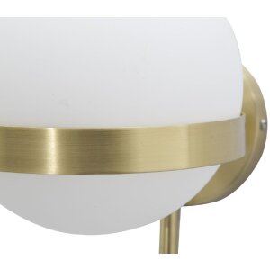 Mauro Ferretti lampă de perete Glamy cerc E14 15x20x40 cm aur alb