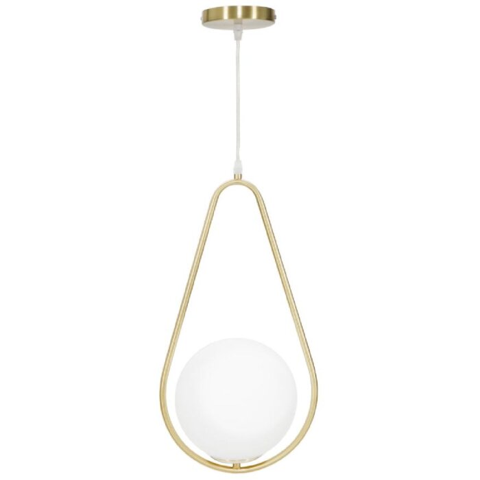 Mauro Ferretti Deckenleuchte Glamy Ablegen  E14 24x20x46 cm gold weiß