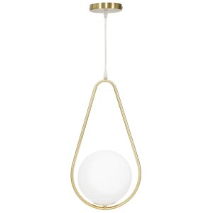 Mauro Ferretti Deckenleuchte Glamy Ablegen  E14 24x20x46 cm gold weiß