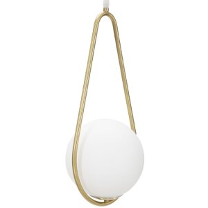 Mauro Ferretti Deckenleuchte Glamy Ablegen  E14 24x20x46 cm gold weiß