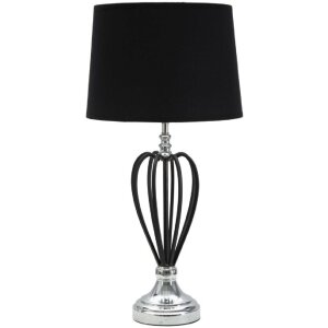 Mauro Ferretti Tischleuchte Darky Silber E27 Ø...