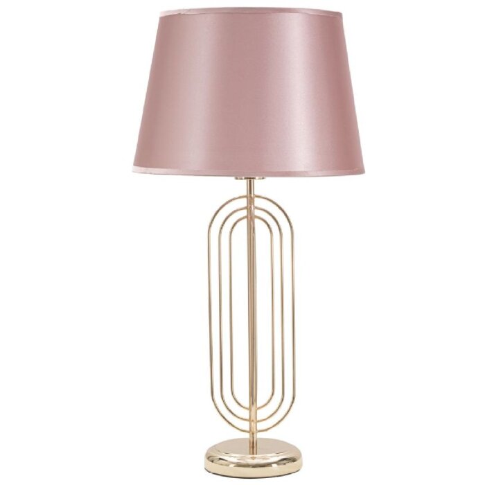 Mauro Ferretti lampă de masă Krista E27 Ø 33x64 cm roz auriu