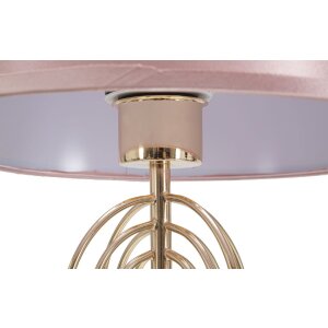 Mauro Ferretti lampă de masă Krista E27 Ø 28x55 cm roz auriu
