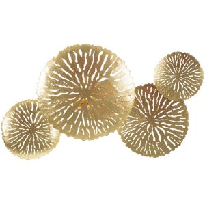 Mauro Ferretti lampă de perete Dishi Plus 2-light E14 47x13x28 cm aur