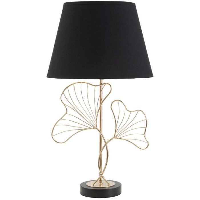 Mauro Ferretti lampă de masă frunze E27 Ø 30x60 cm aur negru