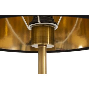 Mauro Ferretti lampă de masă papagali E27 Ø 30x62,5 cm negru auriu