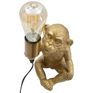 Mauro Ferretti lampă de masă monkey E27 17x14.5x25 cm aur