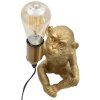Mauro Ferretti lampă de masă monkey E27 17x14.5x25 cm aur