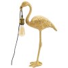 Mauro Ferretti Tischlampe Flamingo E27 37x19x59 cm gold