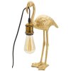Mauro Ferretti lampă de masă Flamingo E27 13x11.5x39.5 cm aur