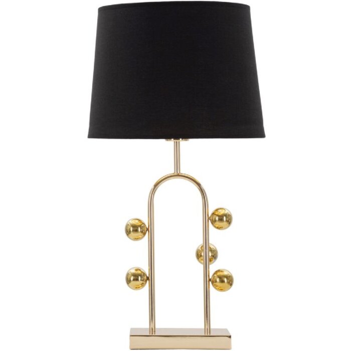 Mauro Ferretti lampă de masă bubble E27 Ø 32.5x61 cm negru auriu