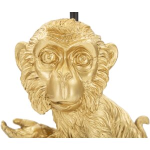 Mauro Ferretti lampă de masă maimuță așezată E27 Ø 20x51,5 cm aur negru