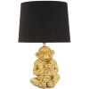 Mauro Ferretti Tischlampe Affenmama E27 Ø 30x49 cm gold schwarz