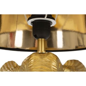 Mauro Ferretti Tischlampe Elefant E27 Ø 32x59 cm gold schwarz