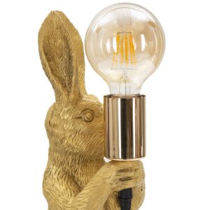 Mauro Ferretti lampă de masă rabbit E27 13x17x35,5 cm aur