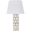 Mauro Ferretti lampă de masă Glam Carv E27 Ø 34.5x56 cm aur alb