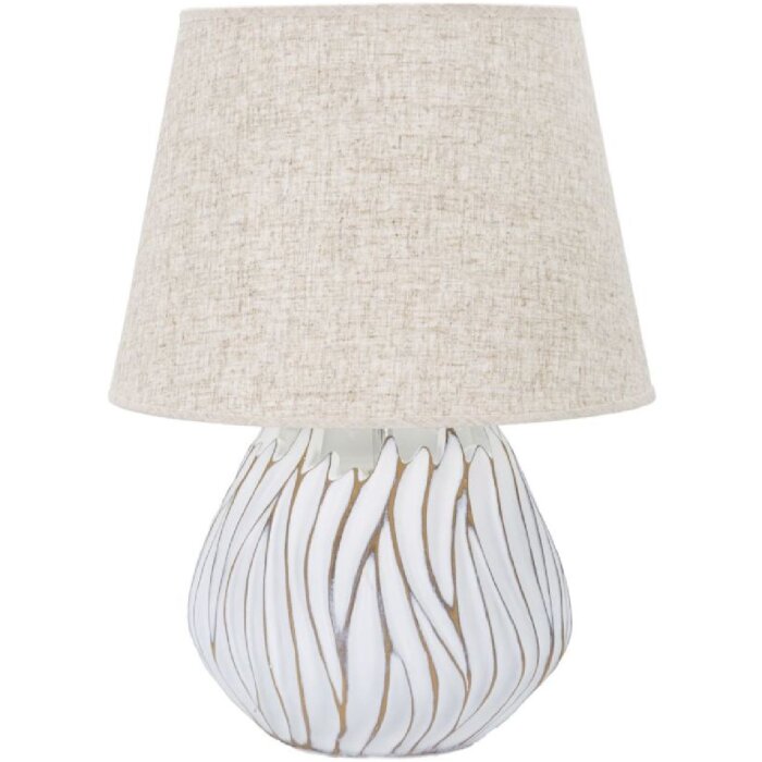 Mauro Ferretti lampă de masă Honduras E27 Ø 35x48 cm alb spălat