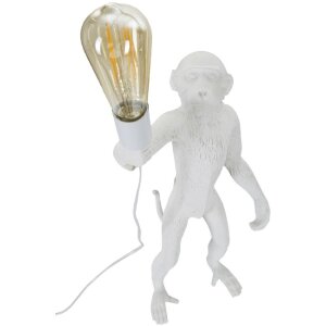 Mauro Ferretti lampă de masă monkey E27 Ø 26x34x55 cm alb