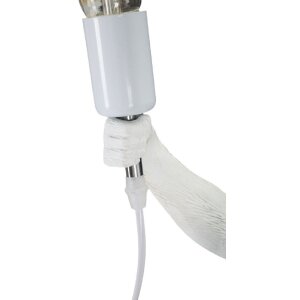 Mauro Ferretti lampă de masă monkey E27 Ø 26x34x55 cm alb