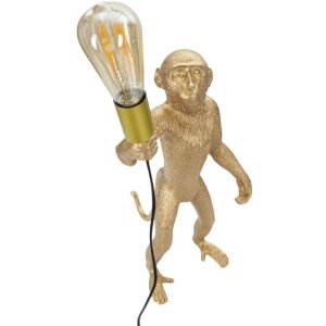 Mauro Ferretti lampă de masă monkey E27 Ø 26x34x55 cm aur